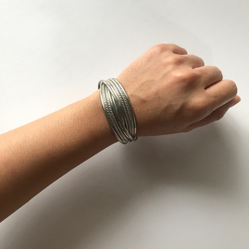 Silver bangle